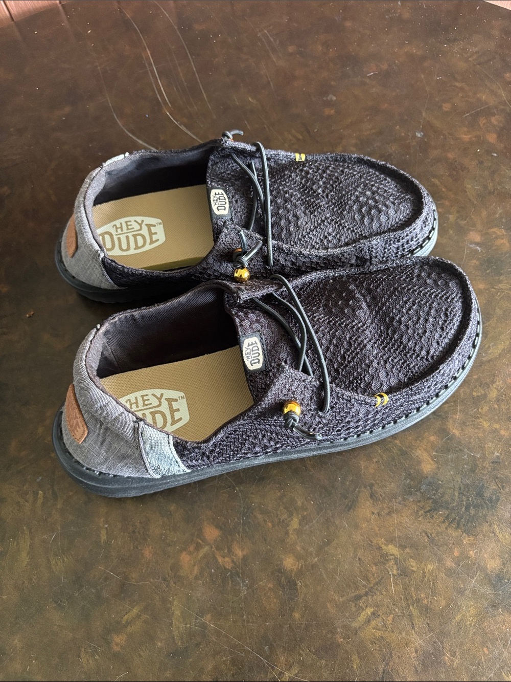 Hey Dude Women's Wendy Boho Crochet Black Shoes - Picture 2 of 6